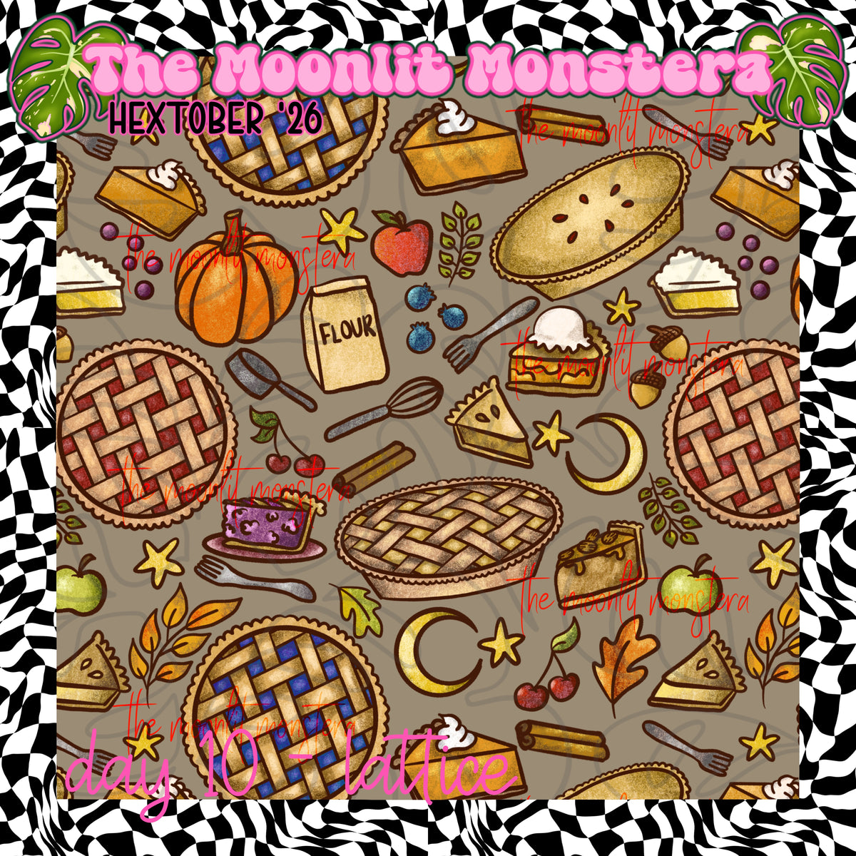 Hextober 10 - Lattice Seamless