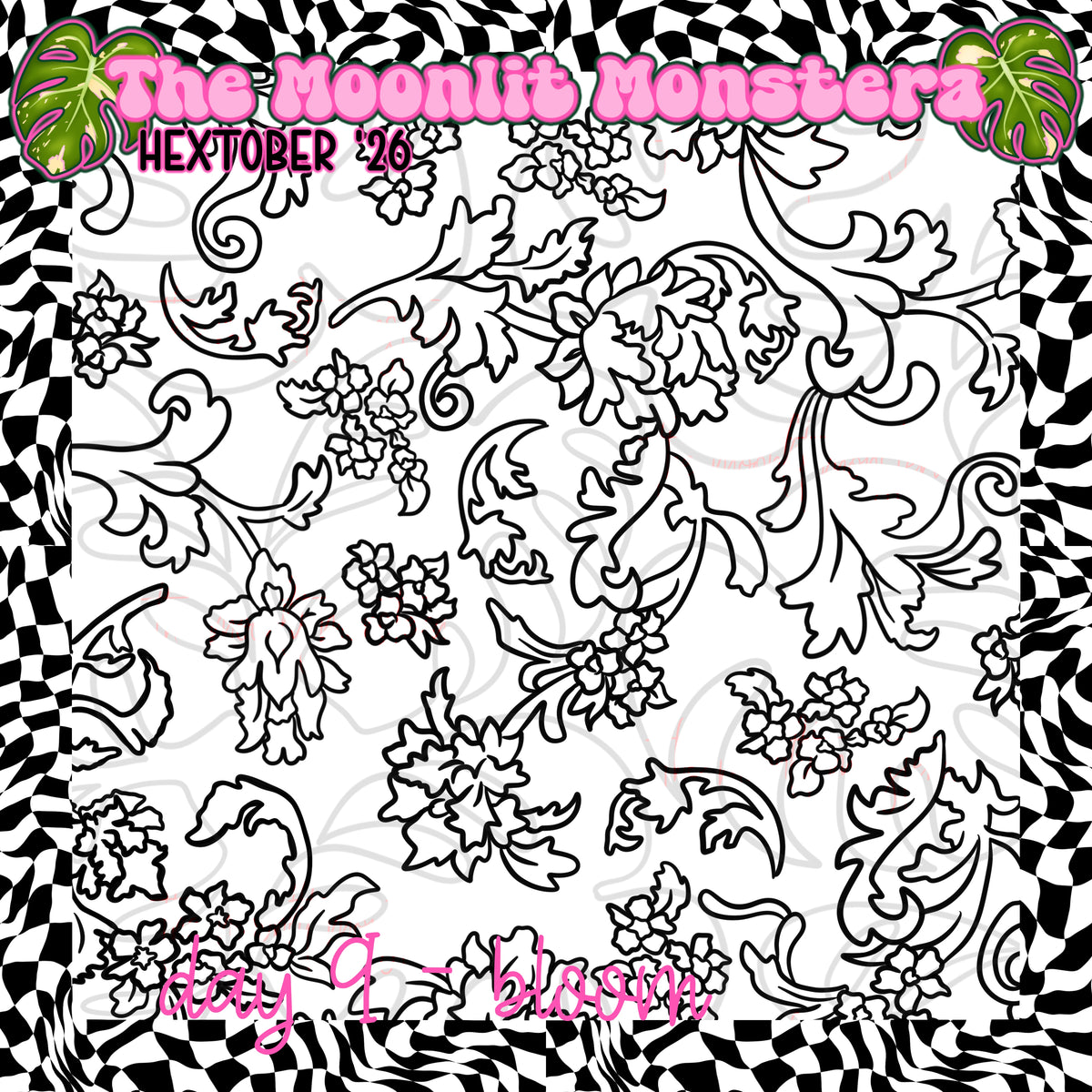Hextober 9 - Bloom Seamless