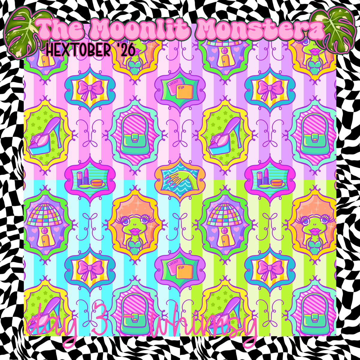 Hextober 3 - Whimsy Seamless