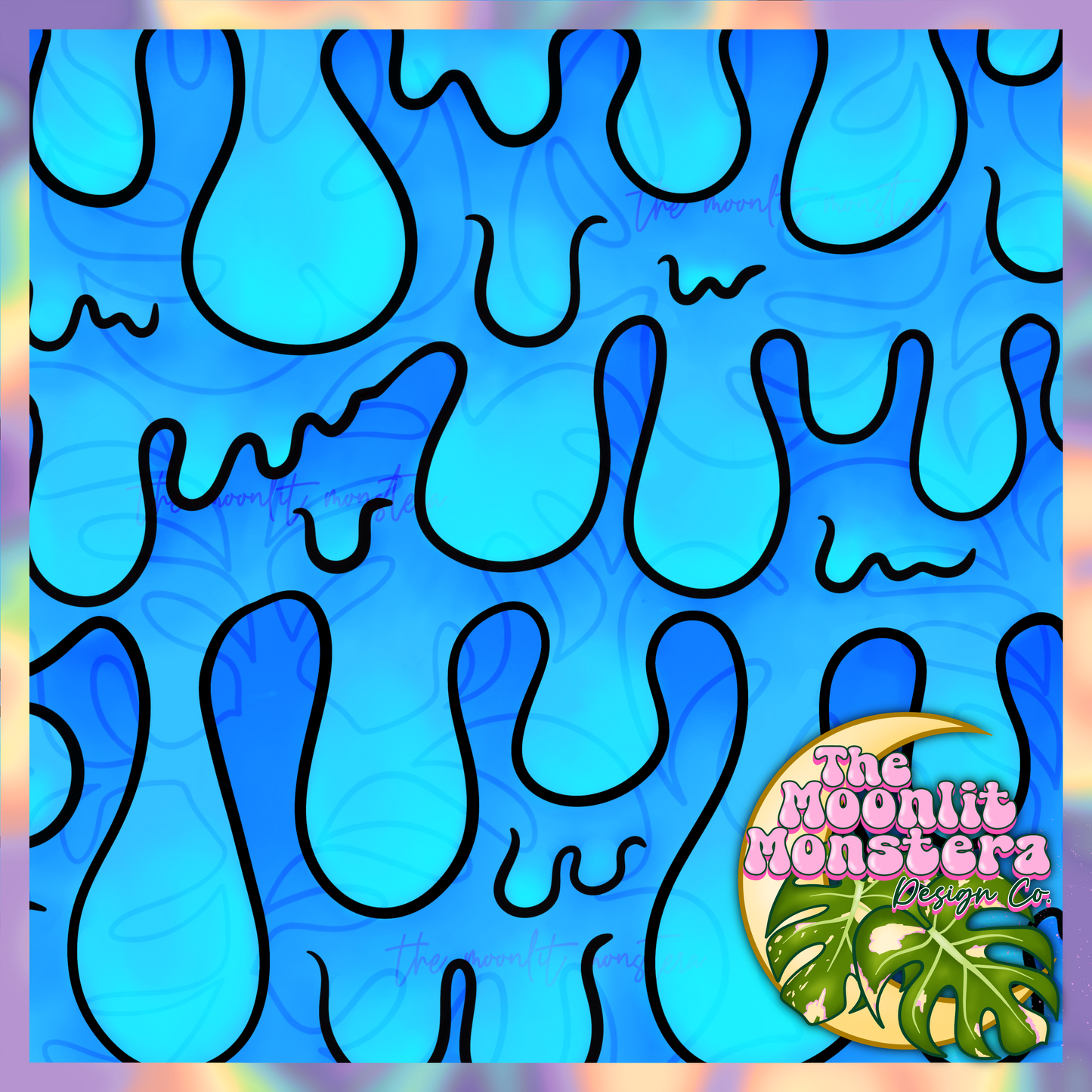Slime Drip Seamless DIGITAL FILE ONLY