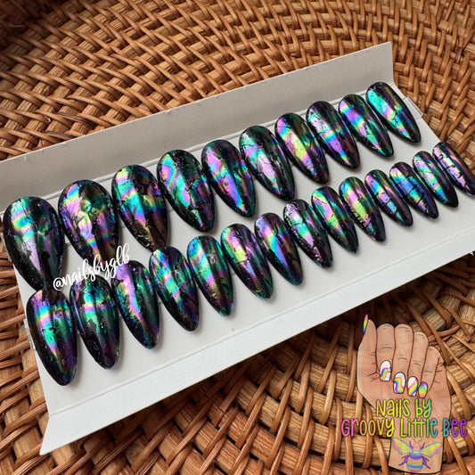 RTS Oil Slick Nails
