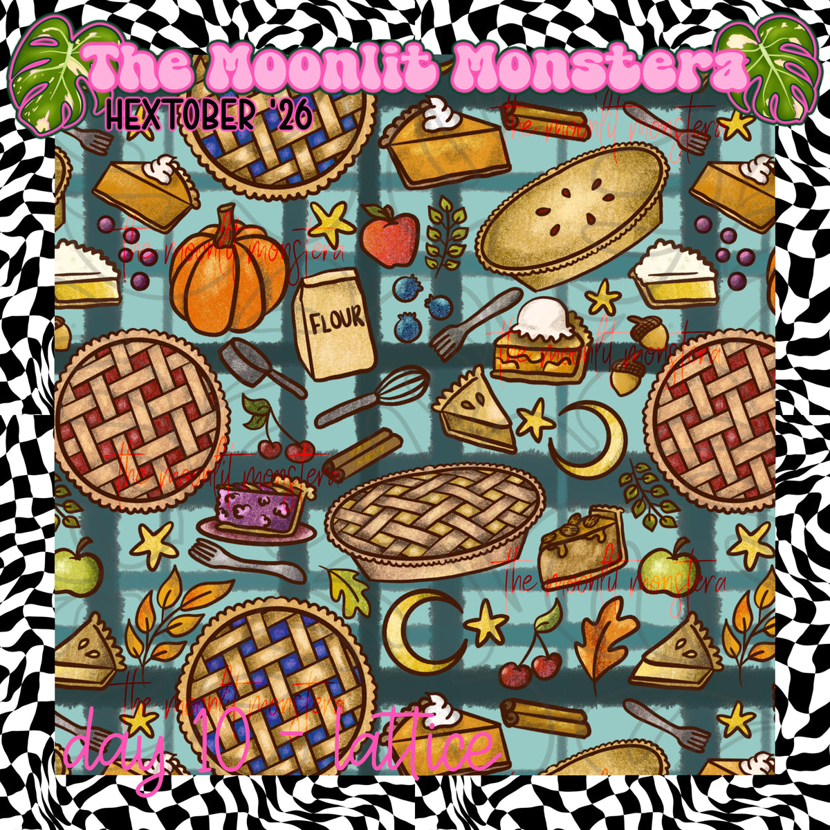 Hextober 10 - Lattice Seamless
