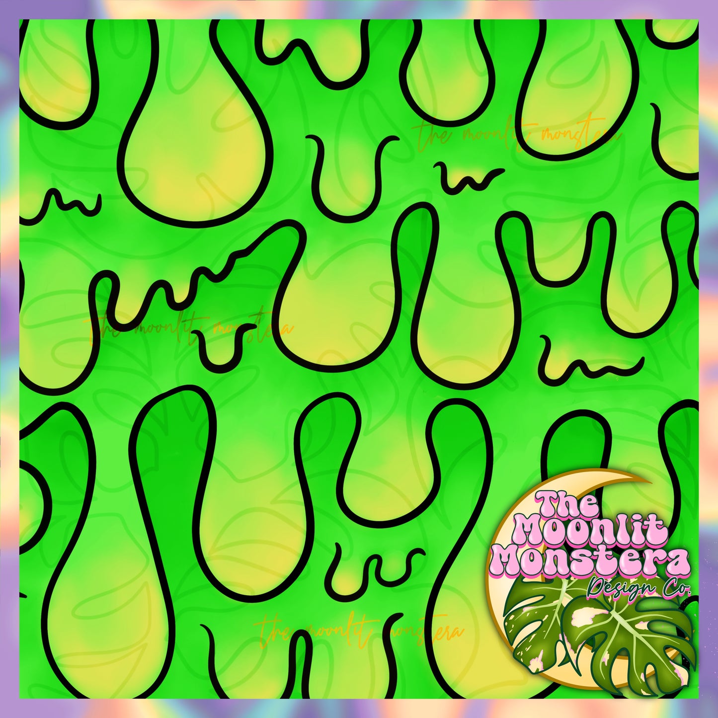 Slime Drip Seamless DIGITAL FILE ONLY
