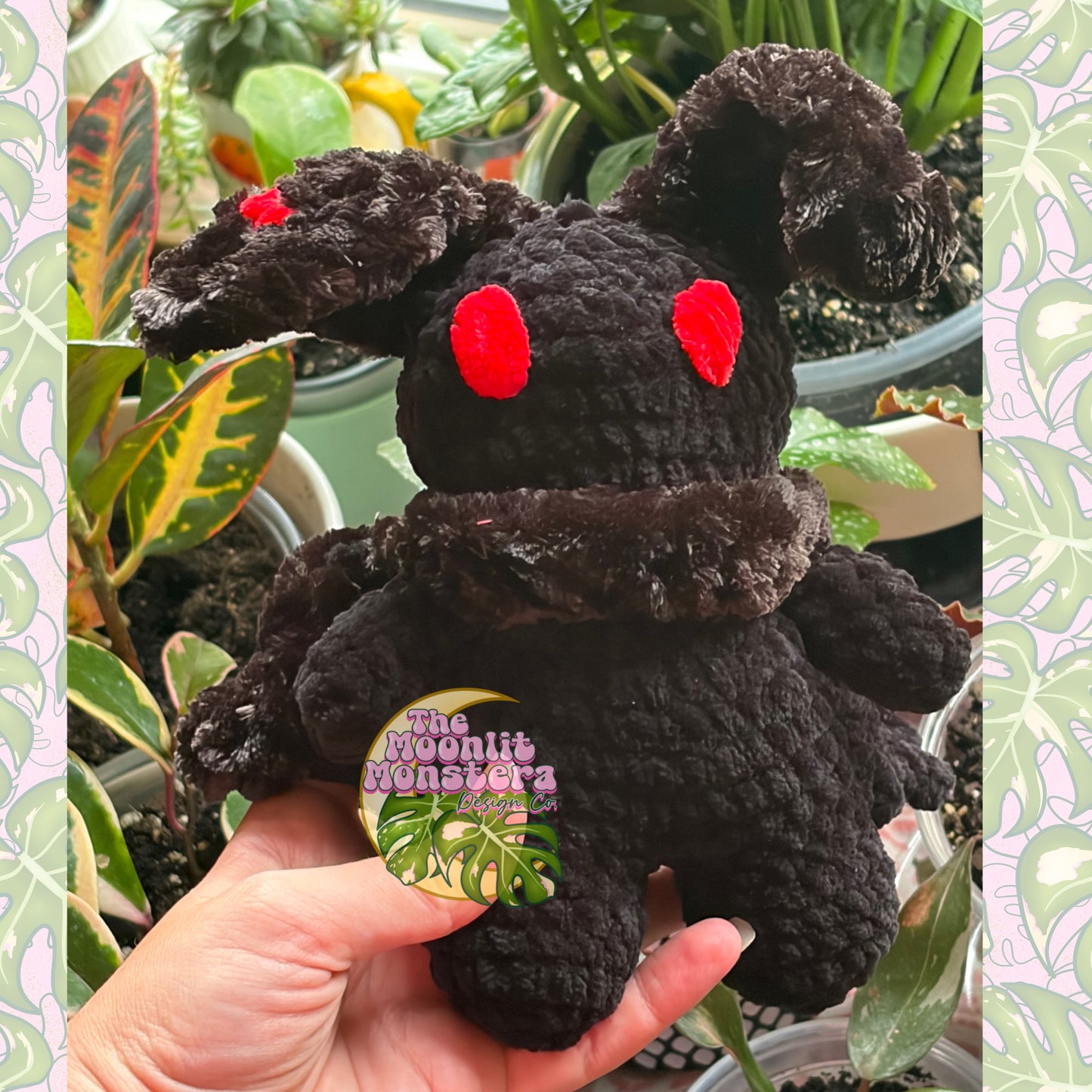 Crochet Mothman Stuffie