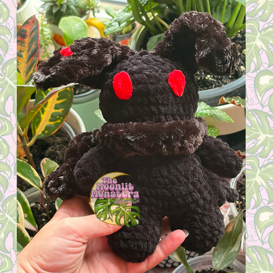 Crochet Mothman Stuffie