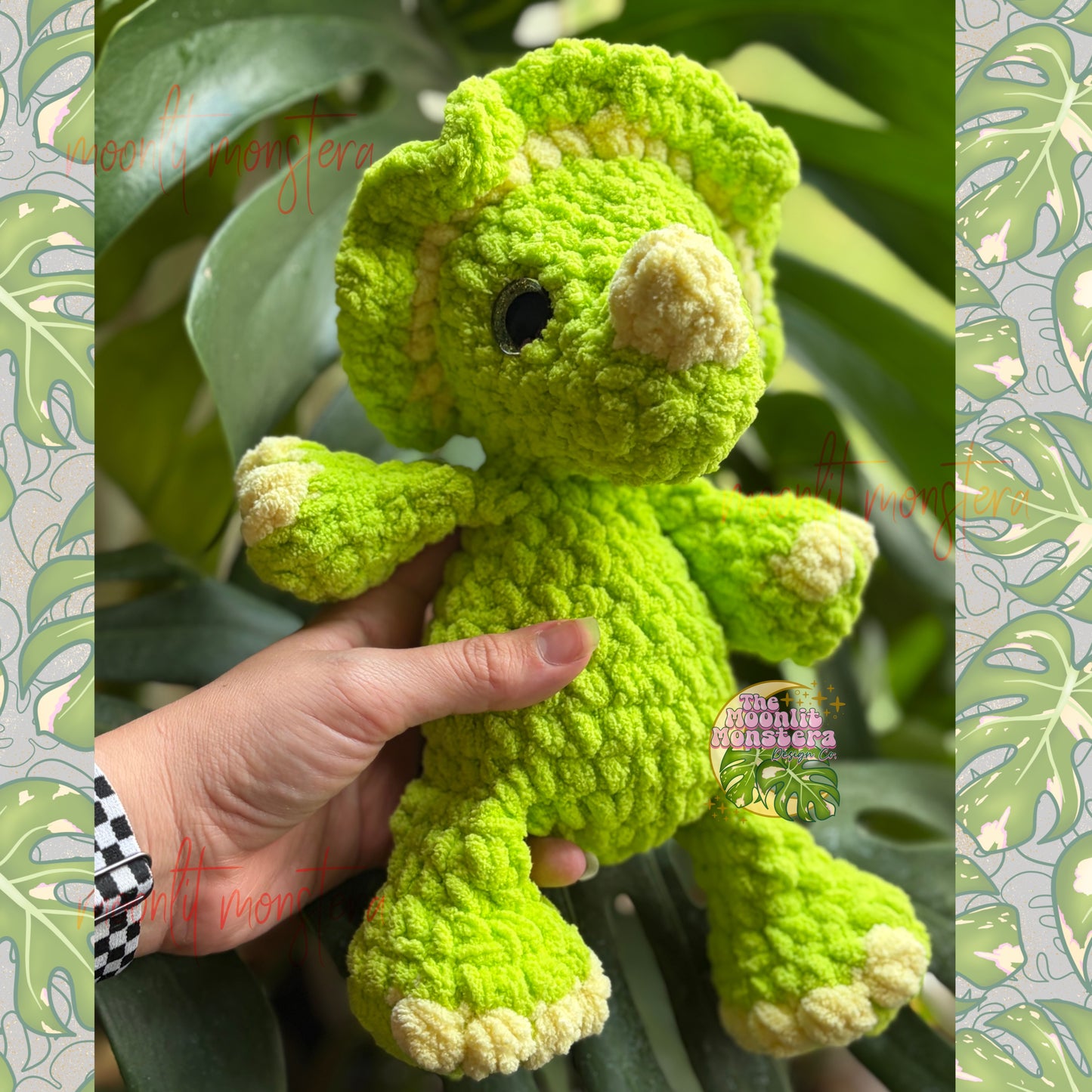Crochet Triceratops