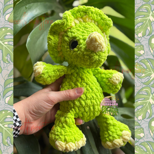 Crochet Triceratops