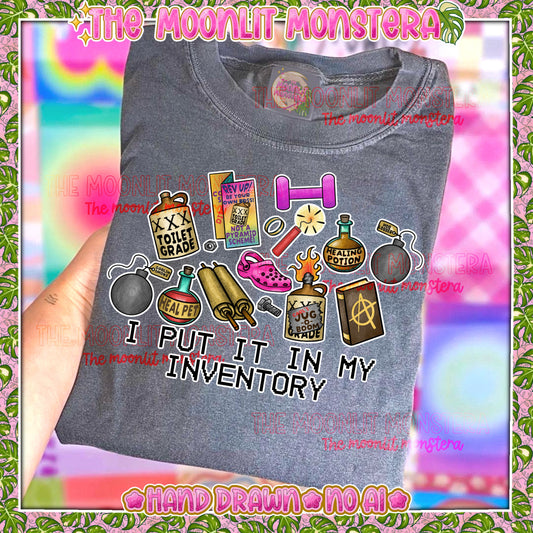 INVENTORY PNG (comes with and without white outline)